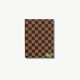 Check Monogram Stripe Journal
